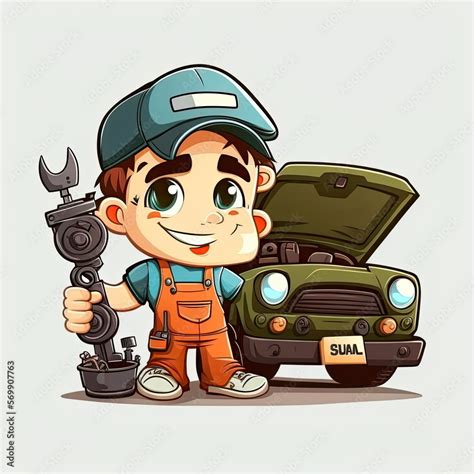 Car Mechanic Cartoon Images .